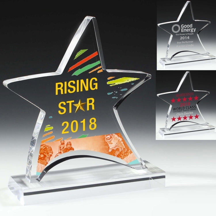 Moving Star Award - Screen Printed