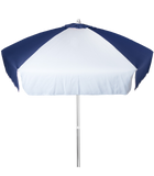 Hunter Green / White 6 1/2' Polyester Patio Umbrella