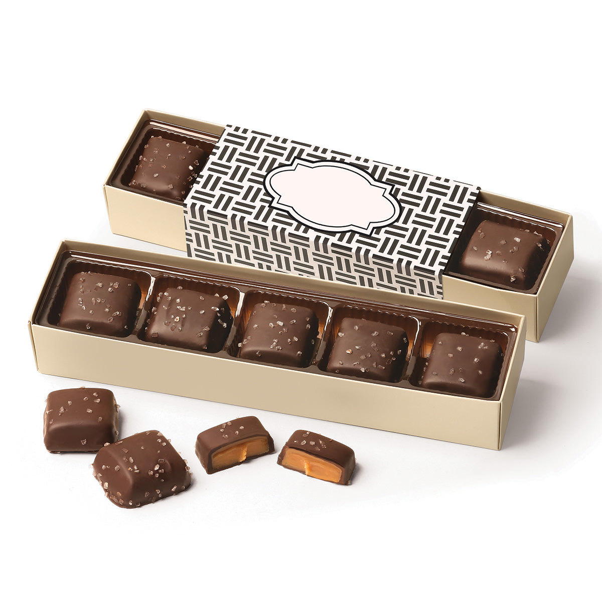 Chocolate Sea Salt Caramels Flight with Weave Wrap