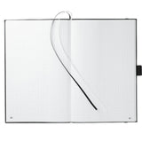 Front View of Black FSC® Mix 5.5" x 8.5" FUNCTION Bulleting Notebook