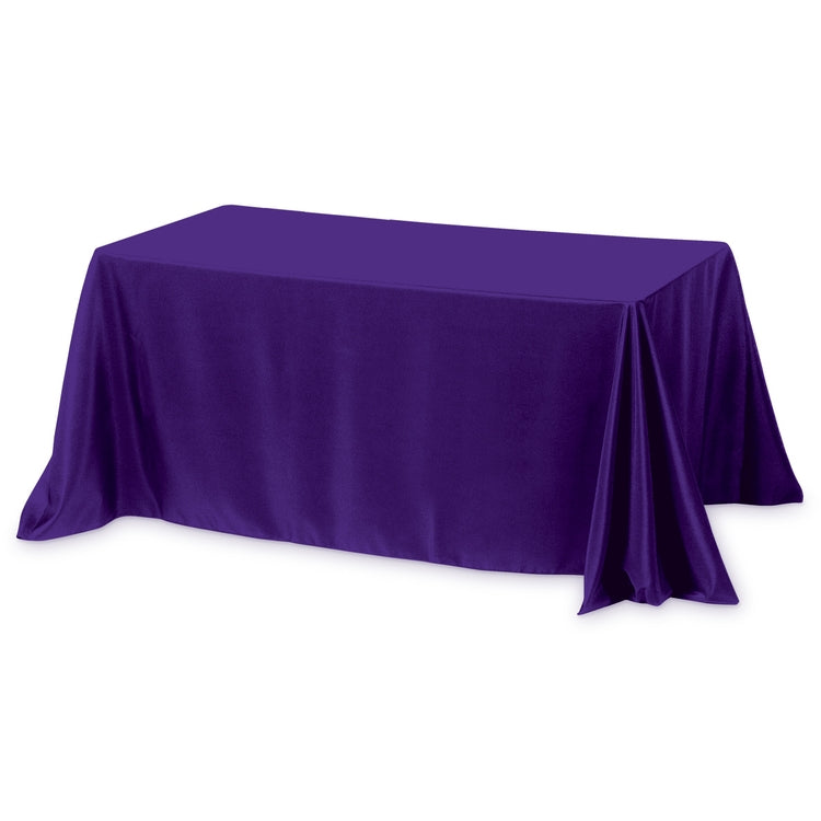 "Zenyatta Six" 4-Sided Throw Style Table Covers & Table Throws (Spot Color) / Fits 6 ft Table