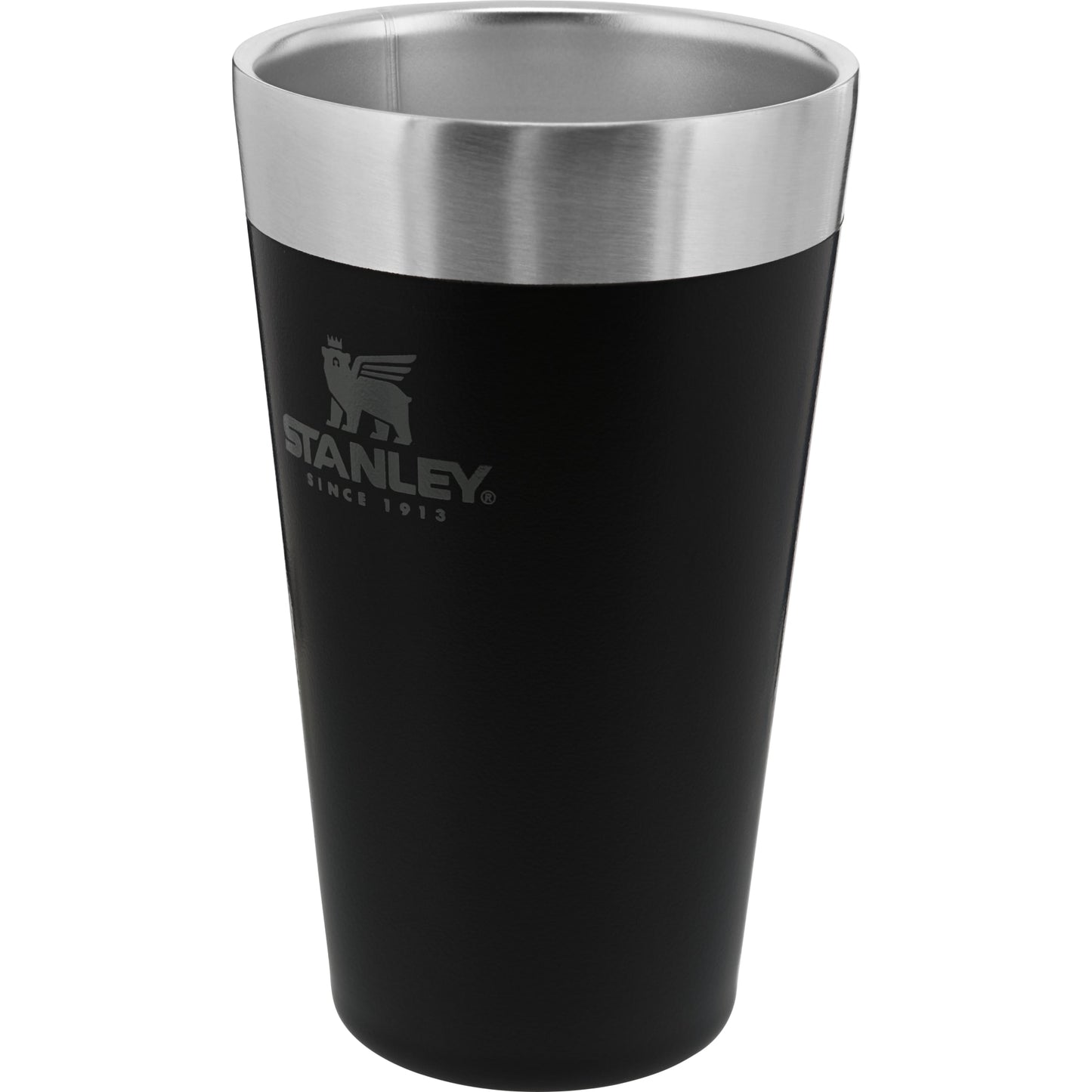 Rear View of Black Stanley Stay-Chill Stacking Pint 16oz