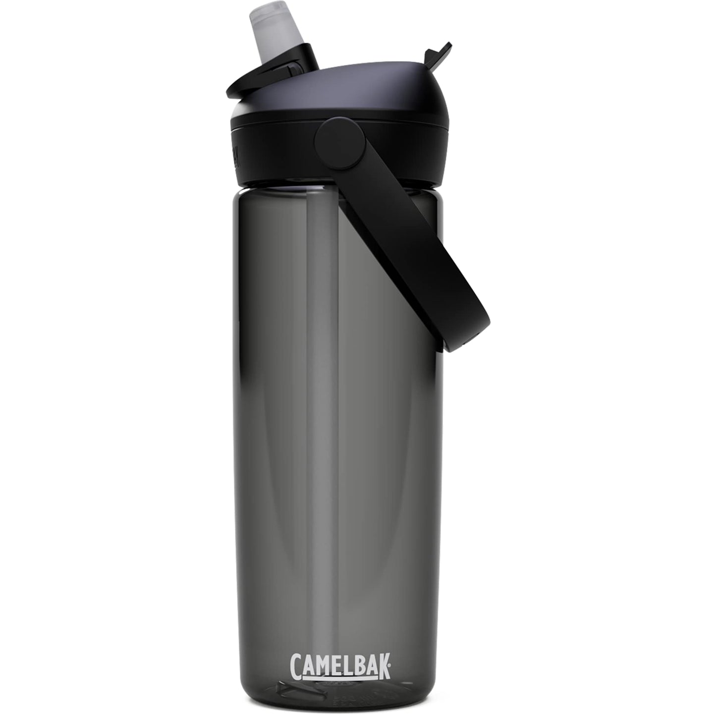 Front View of Gray CamelBak Thrive Flip Straw 20oz Bottle Tritan Rene