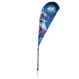 6' Streamline Teardrop Sail Sign Kit (Single-Sided with Ground Spike)