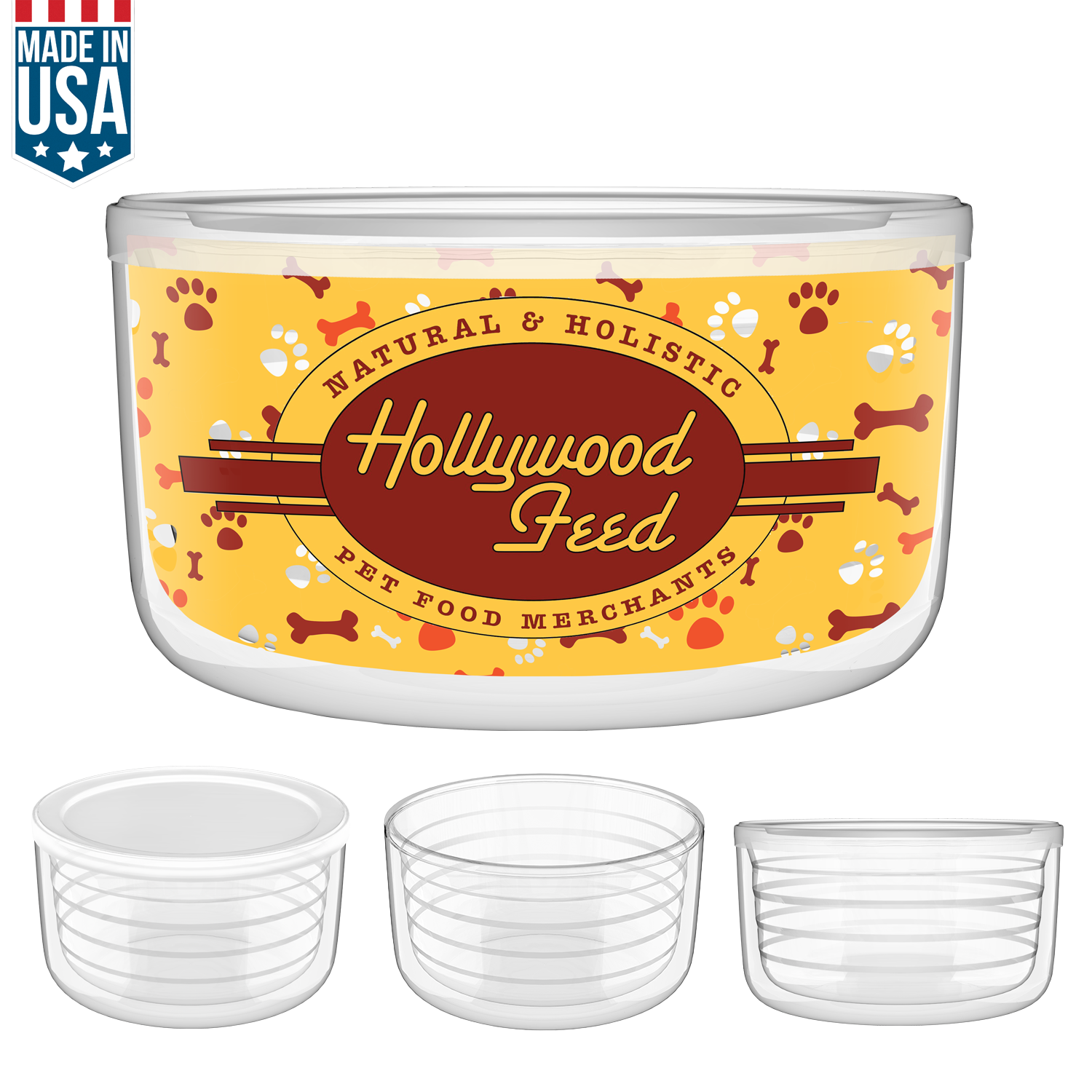 Clear 22 Oz Made In The U.S.A Tritan Bowl