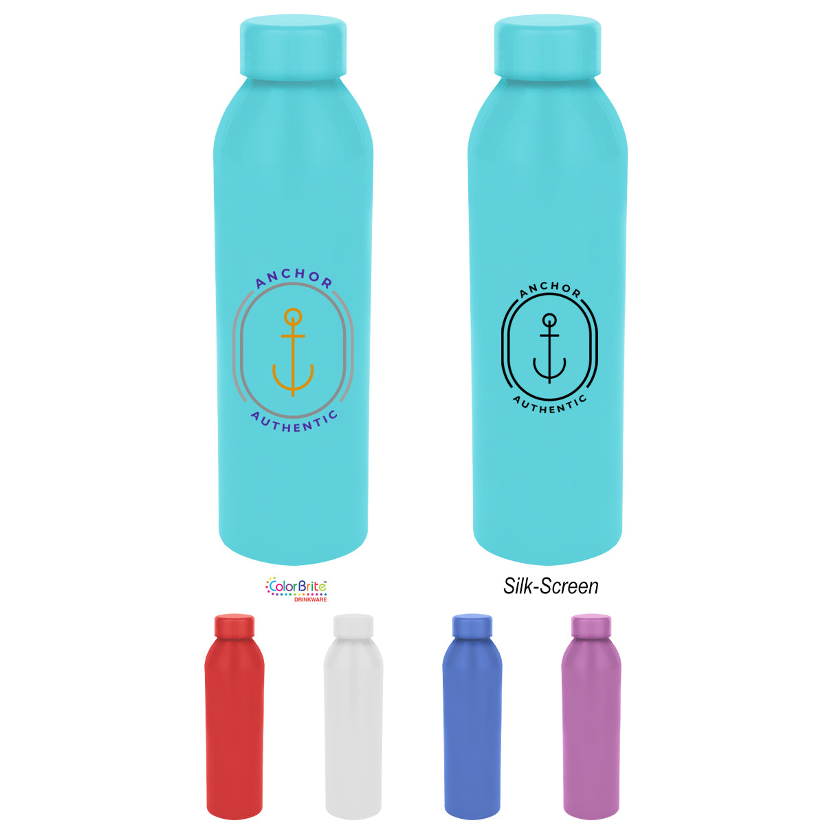 22 Oz. Serena Aluminum Bottle grouped