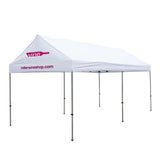 10' x 20' Premium Gable Tent Kit (Full-Color Imprint, 2 Locations)