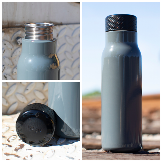 matte black 25 oz h2go tread