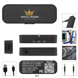 BLACK Wireless Audio Transmitter & Receiver