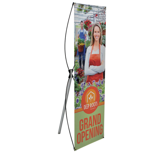 23.5" x 70" Euro-X Banner Display Kit