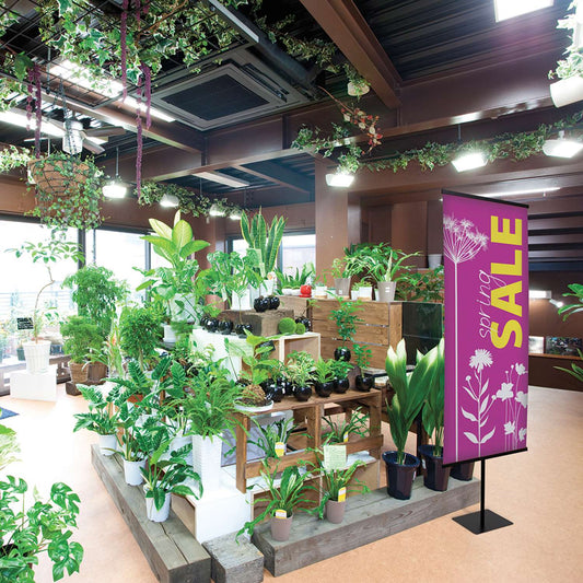 24" Everyday Snap Rail Banner Display Single-Sided Kit