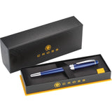 Front View of Blue Cross® Bailey Blue Lacquer Roller Ball
