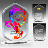 Ocean Series Acrylic Billboard Award 4-Color Process (5"x 8")