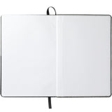 Front View of Gray FSC® Mix 5.5" x 8.5" Reclaim Recycled Journal