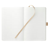 Front View of Natural 5.5" x 8.5" FSC® Mix Stone Soft Bound Journal