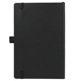Front View of Black 5.5" x 8.5” Skiva Soft Bound Journal