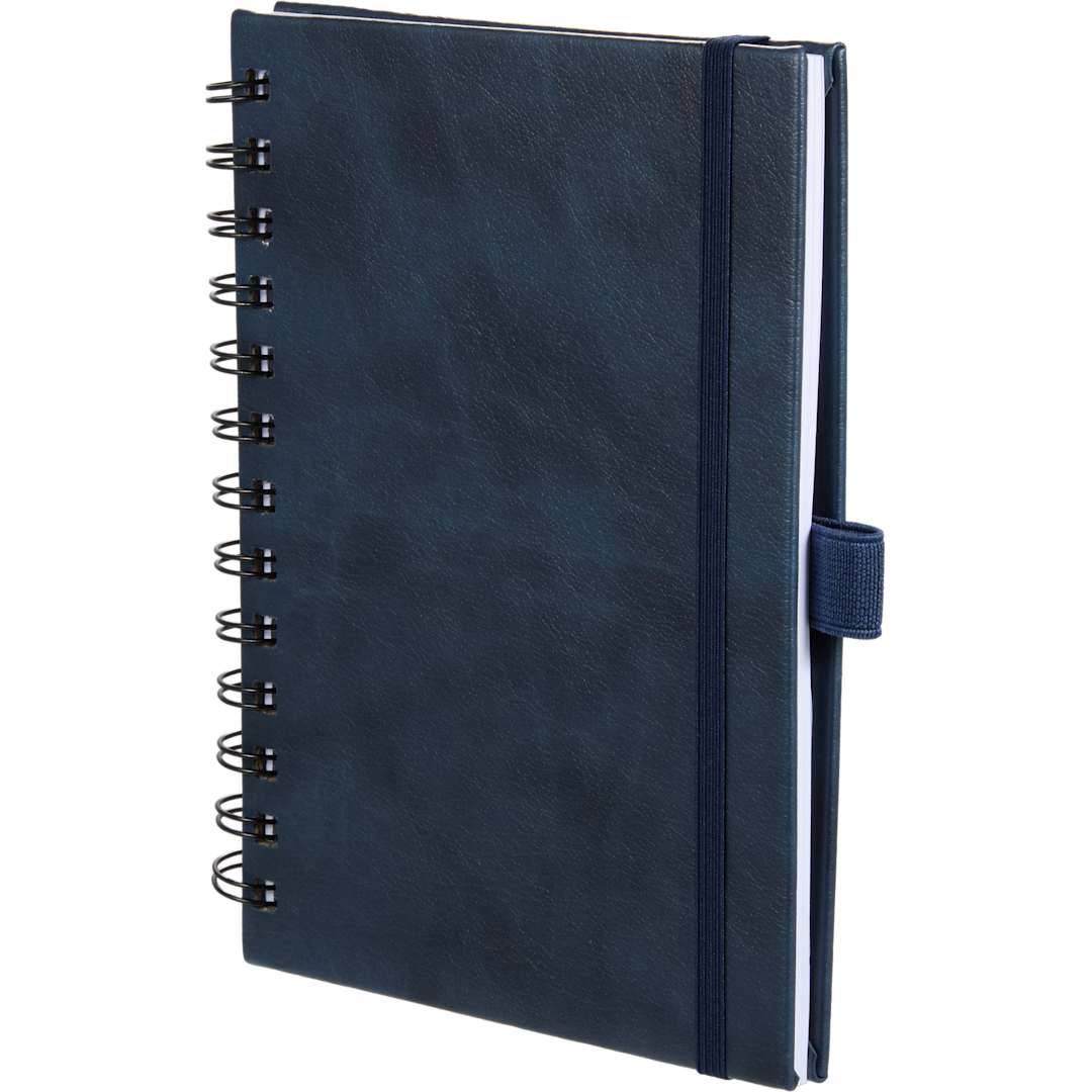 Blue 5” x 7” FSC® Recycled Morano Spiral Journal