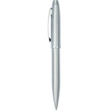 Front View of Silver Sheaffer® 100 Brushed Chrome Ballpoint