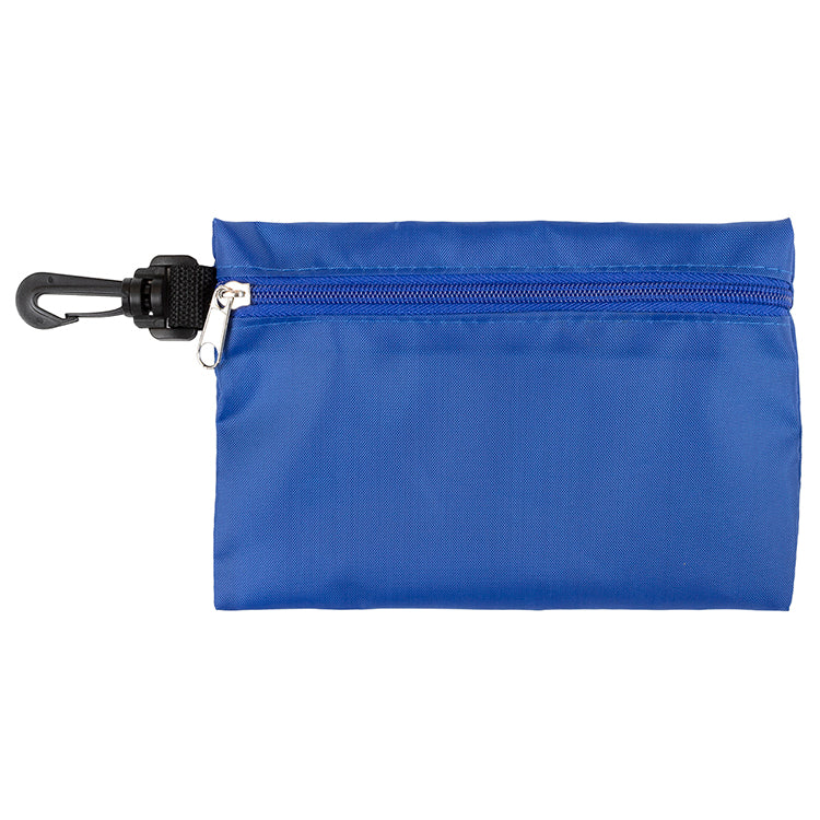 "Ariel" 12 Piece Safety Kit in Zipper Pouch with Carabiner Attachment