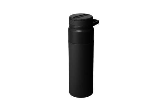 BruMate Rotera 25oz Flip Straw Water Bottle - Matte Black