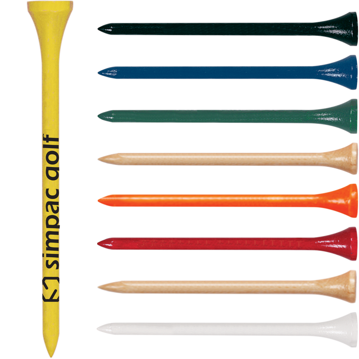 Black 3 1/4" Plus Golf Tee