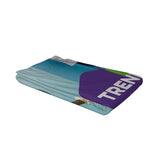 10' Straight Splash Floor Display Wrap Graphic Panel (Recycled Polyester Knit)