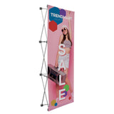 3' Straight Splash Floor Display Face Kit (Block-Out Fabric)