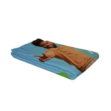 10' Straight Splash Floor Display Face Graphic Panel (Block-Out Fabric)