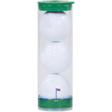 3 Ball Clear Tube with Titleist Golf Balls