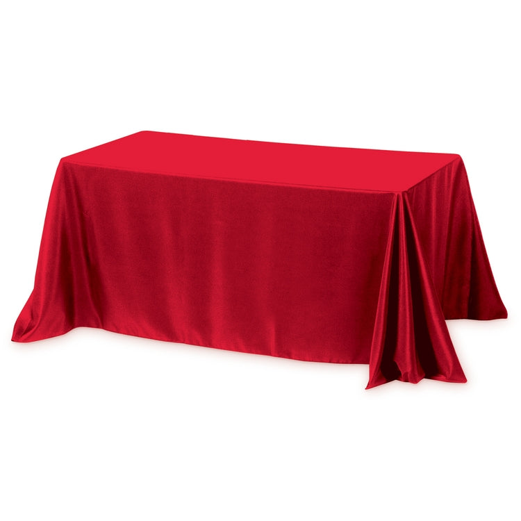 "Zenyatta Six" 4-Sided Throw Style Table Covers & Table Throws (Spot Color) / Fits 6 ft Table