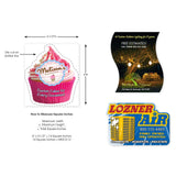 MGCS30-10 Good Value™ 30 Mil Custom Shaped Magnet 10.01-12 Square Inches
