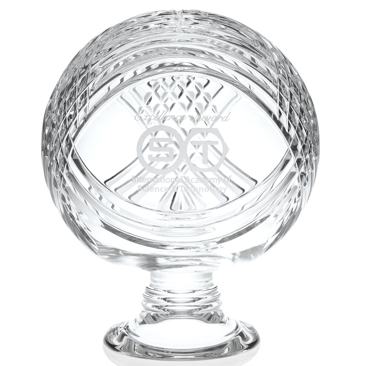 Front View of Clear MARIO CIONI Trend Trophy