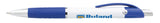 Front View of Black with Black Medium Ink Souvenir® Emblem Pen