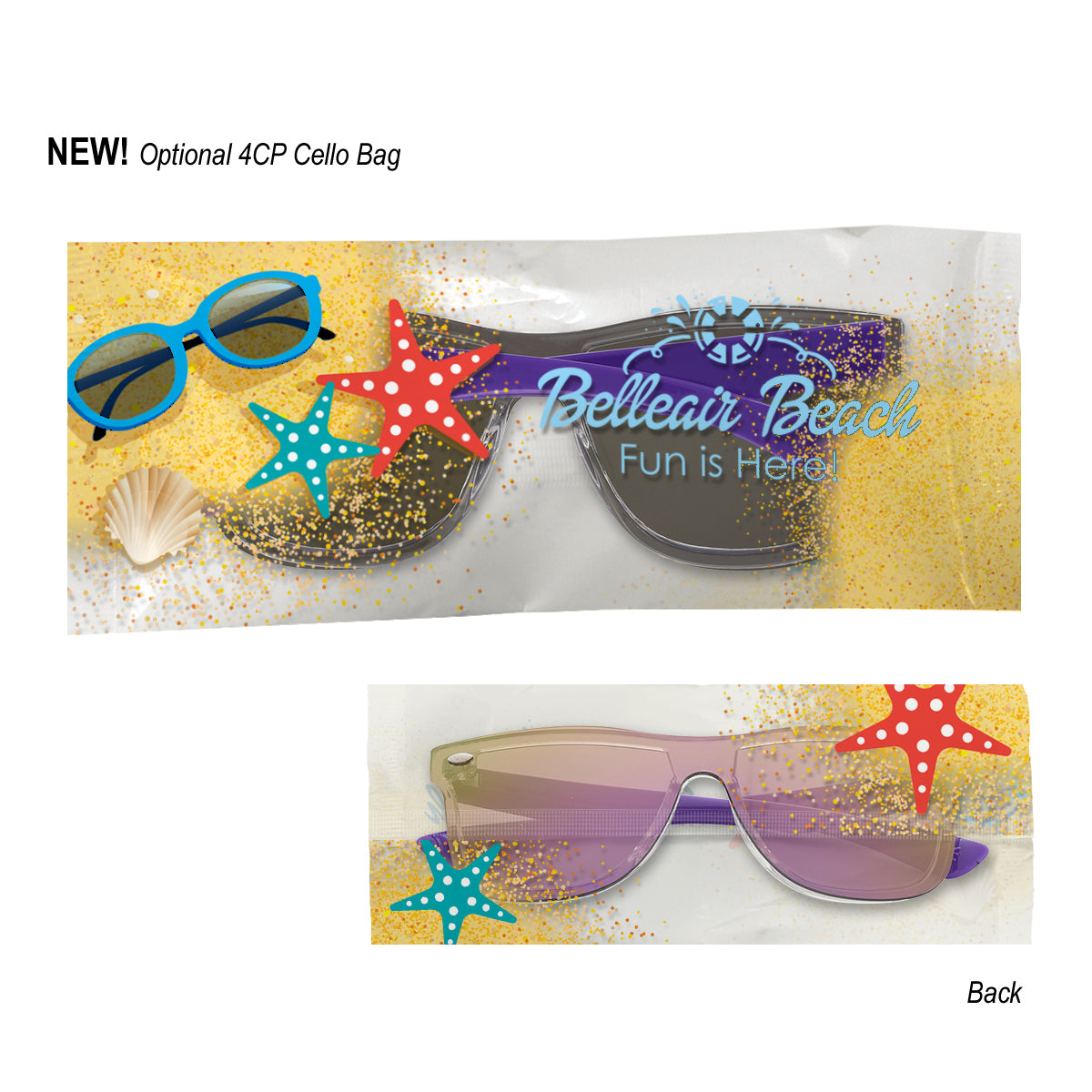 BLUE Outrider Mirrored Malibu Sunglasses