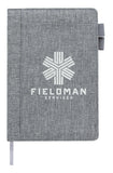 Front View of Navy Good Value™ Two-Pocket Journal