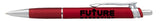 Front View of Black Good Value™ Apex Metal Pen