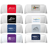 Red "Roger Eight" 90" L Table Runners (Spot Color Print) / Accommodates 3 ft Table and Larger