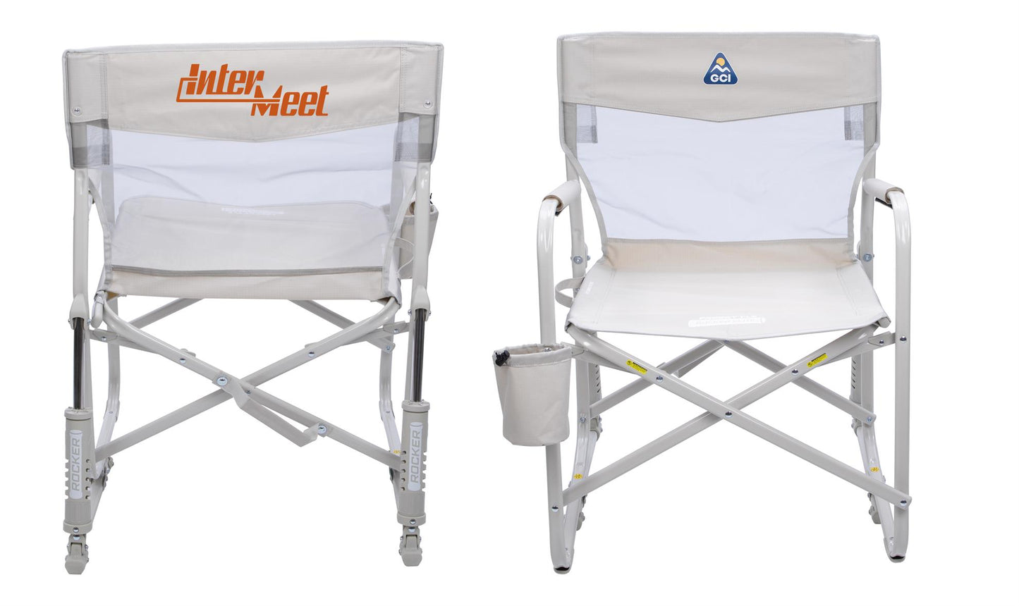 Rear View of Black GCI Outdoor® Freestyle Rocker Elite™