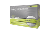 TaylorMade Tour Response Stripe Golf Balls - White/Neon Yellow