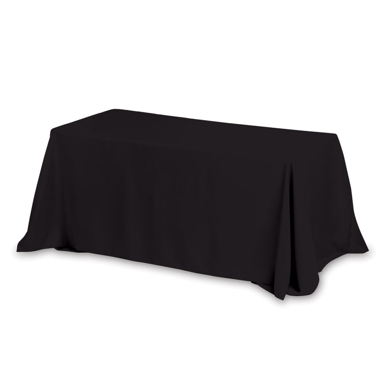 "Zenyatta Six" 4-Sided Throw Style Table Covers & Table Throws (Spot Color) / Fits 6 ft Table