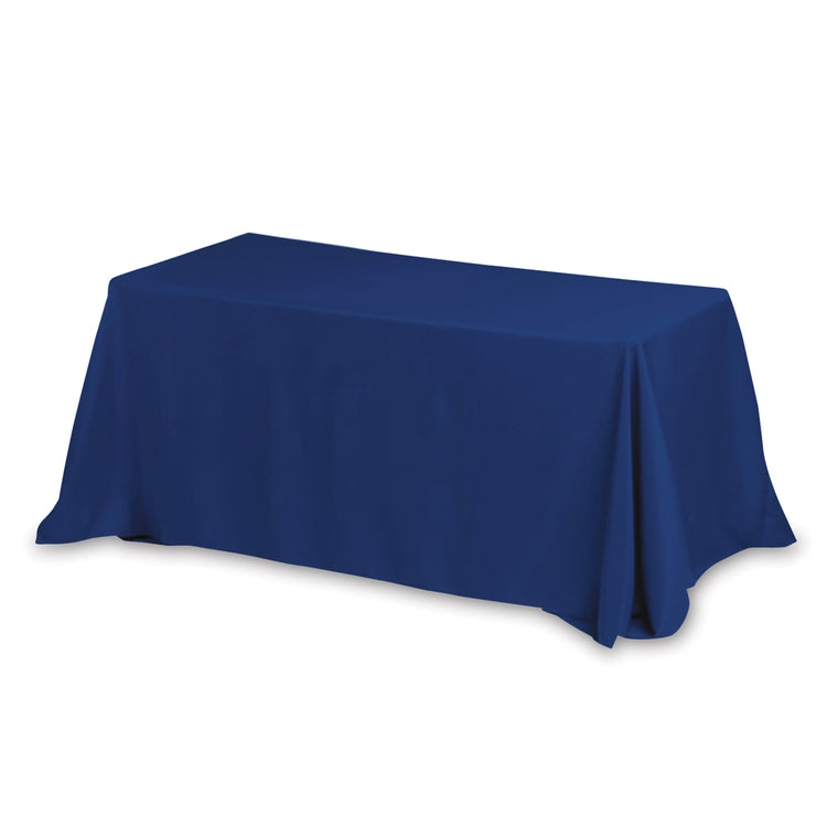 "Zenyatta Six" 4-Sided Throw Style Table Covers & Table Throws (Spot Color) / Fits 6 ft Table