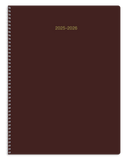 Front View of Black Triumph® Calendars Academic Monthly Planner