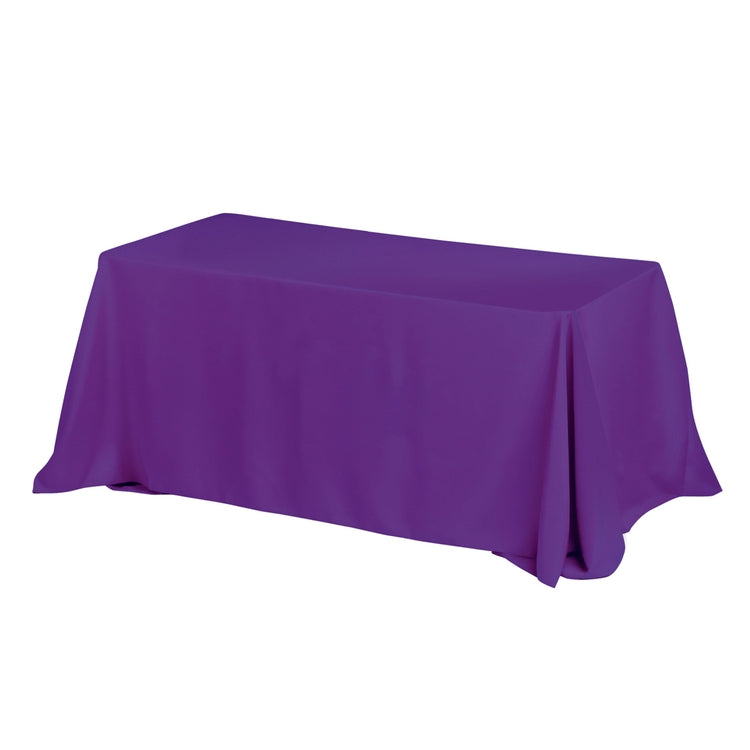 "Zenyatta Six" 4-Sided Throw Style Table Covers & Table Throws (Spot Color) / Fits 6 ft Table