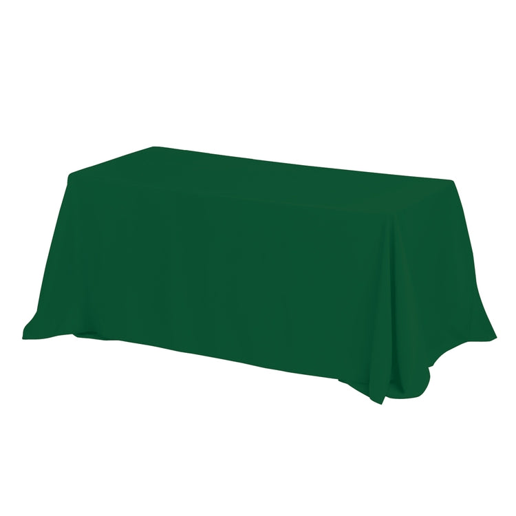 "Zenyatta Six" 4-Sided Throw Style Table Covers & Table Throws (Spot Color) / Fits 6 ft Table