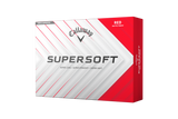 Callaway Supersoft Matte Golf Balls - Red
