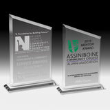 Laser Engraved Billboard Award (5 3/4"x 7 3/4"x 3/8")
