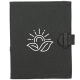 Front View of Gray Terra Thread Fairtrade Refillable Notebook