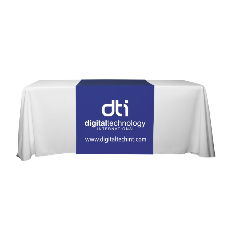 "Roger Eight" 90" L Table Runners (Spot Color Print) / Accommodates 3 ft Table and Larger
