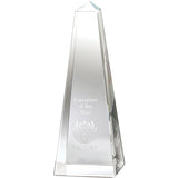 Clear Dolmen II Medium Crystal Obelisk