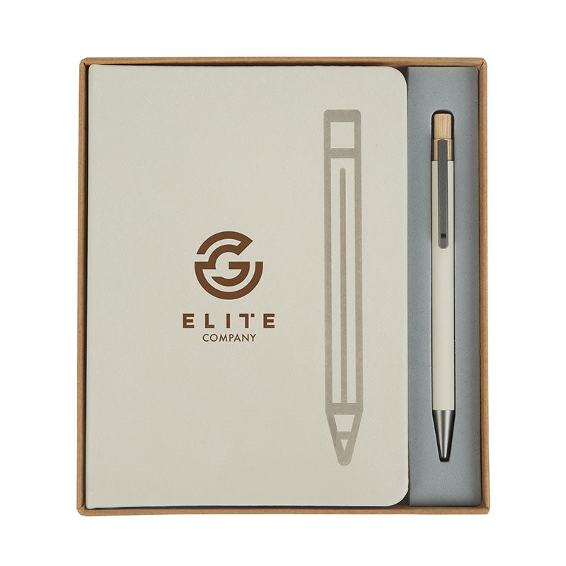Manhattan II Gift Set w/ Magnetic Journal & Recycled Pen